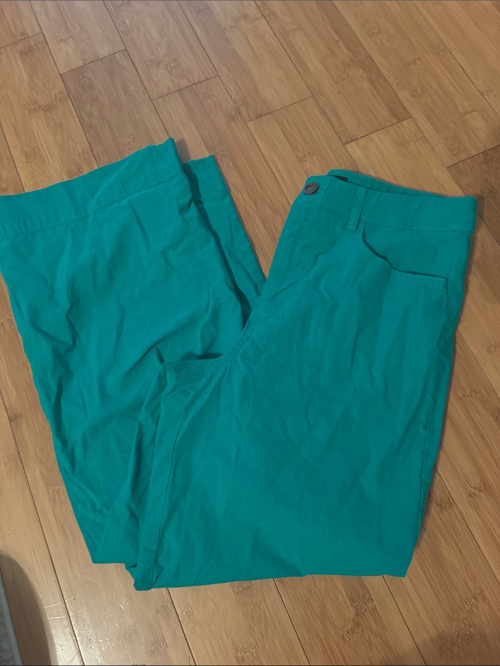 J. Crew Women's Teal Chino Pants